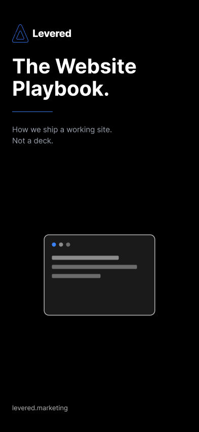 The Website Playbook